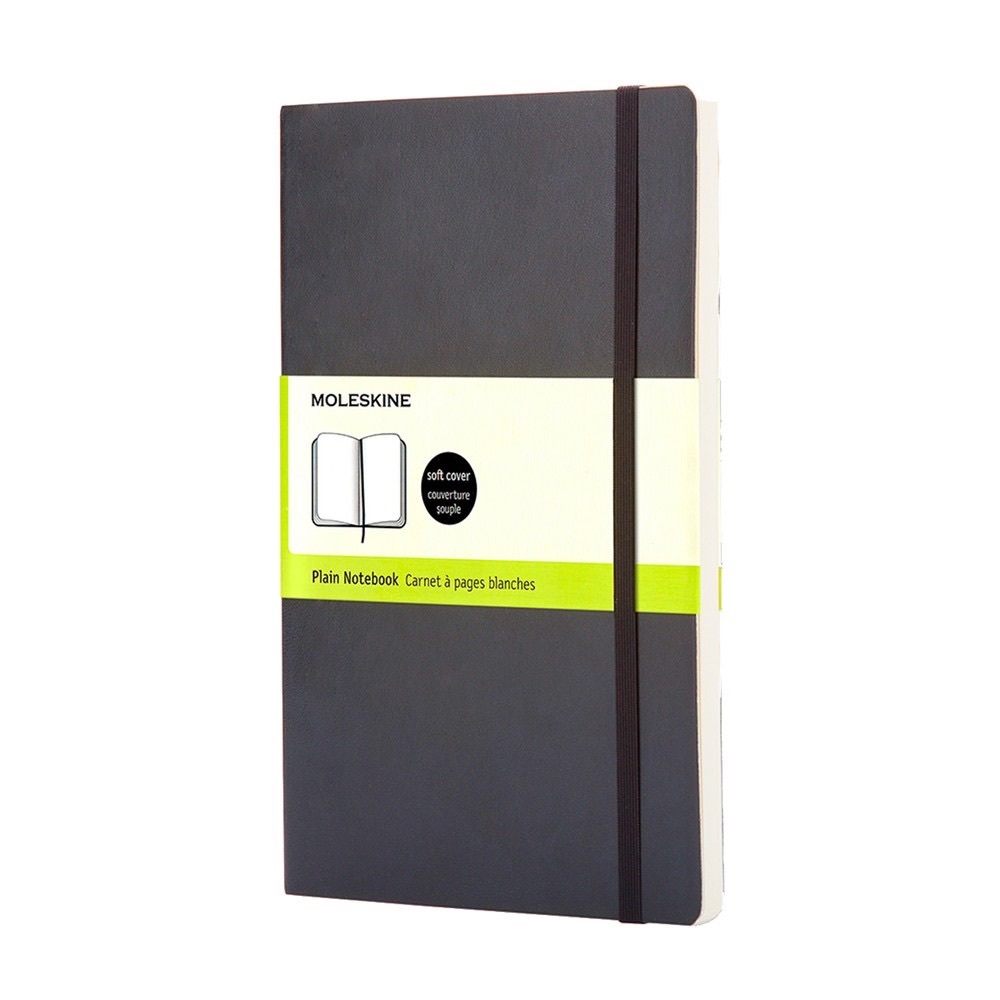 Moleskine legendary notebook soft cover plain notebook size 4” x 6”